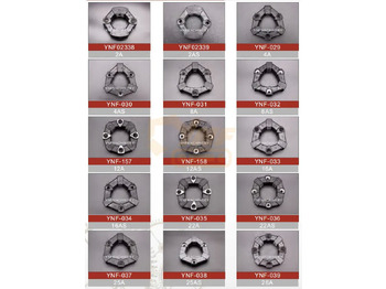 Нови Съединител и части YNF Factory Wholesale Flexible Rubber Coupling CF-A For Excavator Air Compressor Connecting Glue Assembly: снимка 4