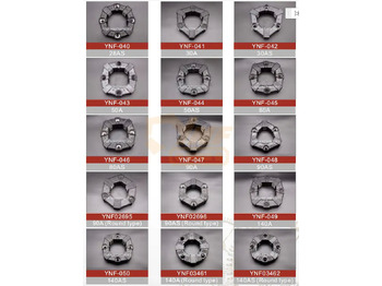 Нови Съединител и части YNF Factory Wholesale Flexible Rubber Coupling CF-A For Excavator Air Compressor Connecting Glue Assembly: снимка 5