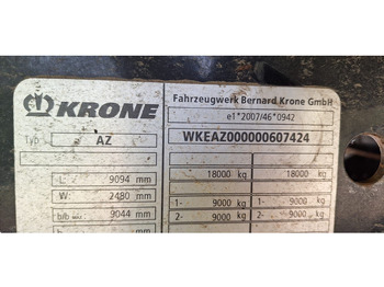 Контейнеровоз/ Сменна каросерия ремарке Krone BDF Wechselbrückenanhänger: снимка 4