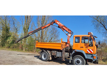 Лизинг на MAN TGM 18.240PS 4x4 3.S-Kipper mit Kran MAN TGM 18.240PS 4x4 3.S-Kipper mit Kran: снимка 3