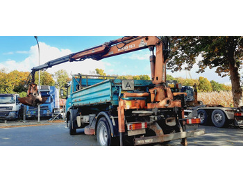 Самосвал камион, Камион с кран Mercedes-Benz 1828K 4x2 Kipper KRAN+Funk/Greifer: снимка 5