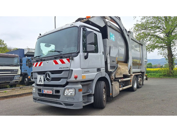 Боклукчийска кола Mercedes-Benz 2532 Actros Überkopflader: снимка 2