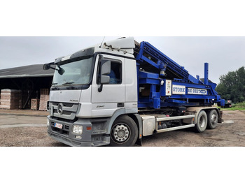 Мултилифт с кука камион Mercedes-Benz 2641K 6x2 Abroller Klima: снимка 3