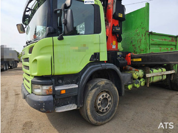 Бордови камион, Камион с кран 2007 Scania P 340: снимка 3 Бордови камион, Камион с кран 2007 Scania P 340: снимка 3