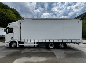 Камион с брезент Scania R410 // 2018 Rok 6x2 // Retarder // Automat // Led // Navi // 77 //: снимка 5