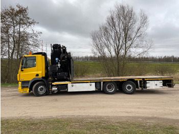 Камион с кран DAF 85.410 Met Effer 470 6s laadkraan ladekran loadercrane crane palfinger hiab fassi: снимка 2