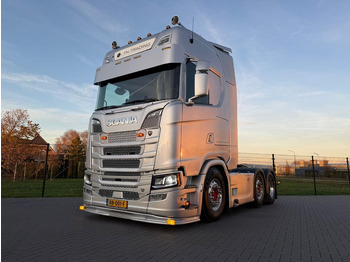 Влекач Scania S520 6X2/4, VOLLUCHT, LEER, RETARDER, PARK COOL, EURO 6D.: снимка 4
