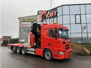 Камион с кран SCANIA