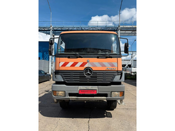 Самосвал камион, Камион с кран Mercedes-Benz ATEGO 1828 4X4 MEILER + HIAB KRAN 144 FS-3: снимка 4