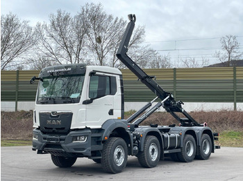 Мултилифт с кука камион, Камион с кран MAN TGS 35.470 8x4 Euro6e Hiab MultLift Abrollkipper: снимка 2
