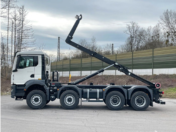 Мултилифт с кука камион, Камион с кран MAN TGS 35.480 8x4 Euro6e Hiab MultLift Abrollkipper: снимка 4
