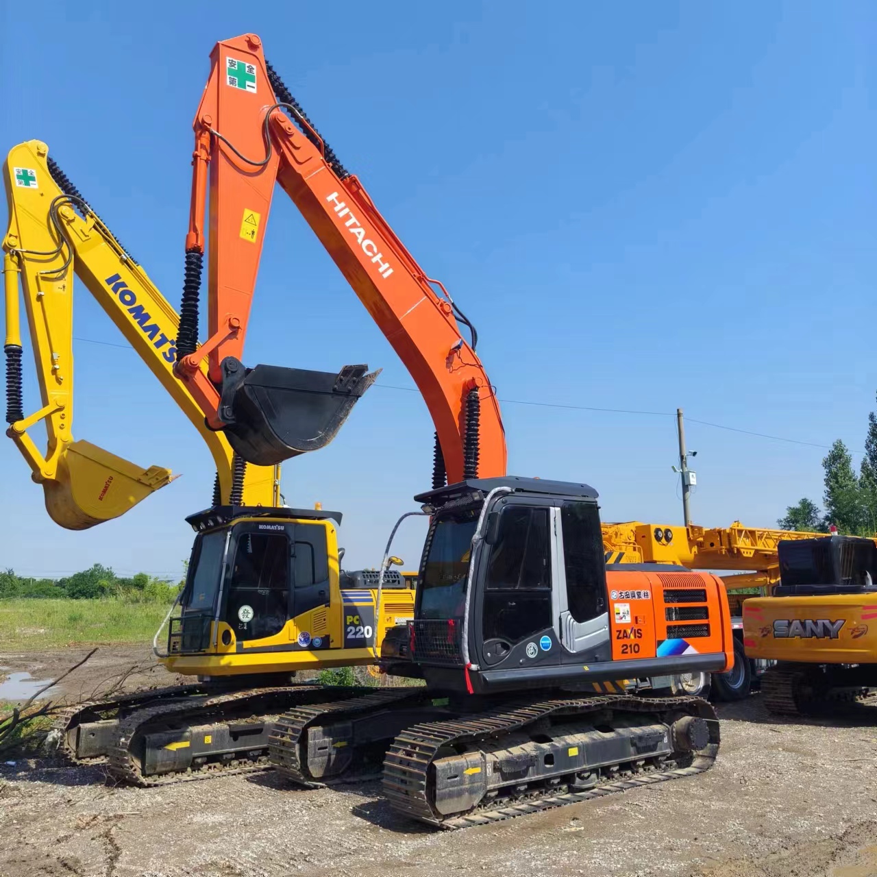 Верижен багер HITACHI ZX210: снимка 3