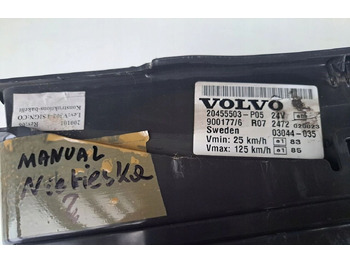 Табло за Камион ZEGARY LICZNIKI VOLVO FH FM 9 12 MANUAL 20455503-P05: снимка 2