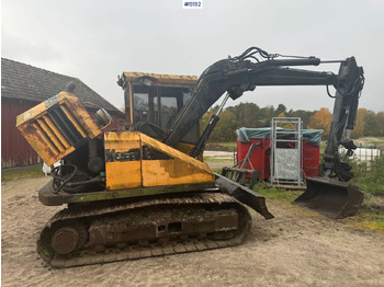 Багер 1989 Hymas 8200 crawler excavator with 2 buckets: снимка 3