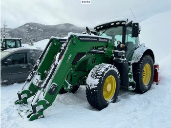 Трактор 2016 John Deere 6175R 4x4 w/ front loader: снимка 4
