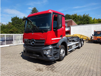 Мултилифт с кука камион Mercedes-Benz Antos 2532 MEILLER Abroller Lift+Lenkachse 6x2: снимка 2