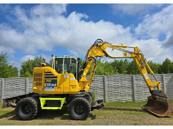 Колесен багер KOMATSU