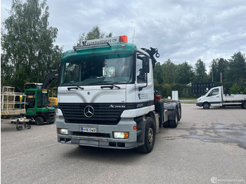Лизинг на  Mercedes-Benz Actros 2535, 21 tonnimetrisellä nosturilla ja vaijerivaihtolavalaitteella, kuorma-auto, 2001, Hyvinkää Mercedes-Benz Actros 2535, 21 tonnimetrisellä nosturilla ja vaijerivaihtolavalaitteella, kuorma-auto, 2001, Hyvinkää: снимка 4