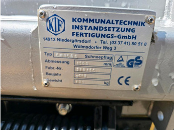 Гребло за сняг NEUWARE KIF Schneepflug CM 1600 Schneeschieber Schneeschild Winterdienst Räumschild passend für Multicar Kramer Iseki Kubota Kleintraktor: снимка 5