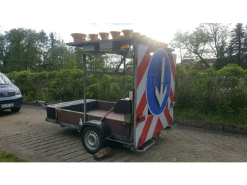 Ремарке Absperrtafel Nissen Horizont Verkehrsleitanhänger Vz 616 615: снимка 2