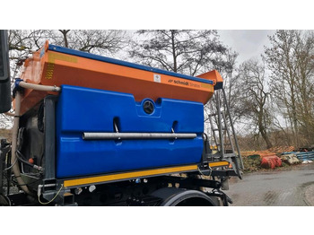 Машина за разпръскване на сол/ Пясък Schmidt Stratos S25K-21 Salzstreuer Salzsilo für Unimog Mercedes Benz 405 U427 430 423 530 527 318 Winterdienst Aebi Schneepflug: снимка 2