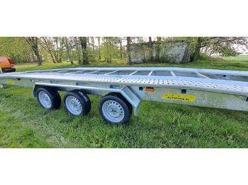 Нови Автовоз ремарке LAWETA Z NAJAZDAMI NA 2 AUTA 8,5x2M DMC 3500, 3 OSIE / CAR TRANSPORTER WITH RAMPS FOR 2 CARS 8.5x2M DMC 3500, 3 AXLES: снимка 5
