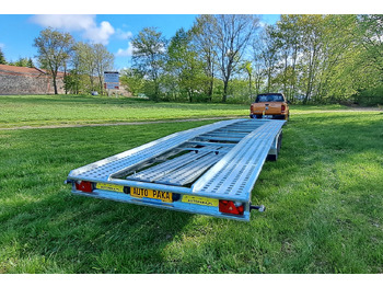 Нови Автовоз ремарке LAWETA Z NAJAZDAMI NA 2 AUTA 8,5x2M DMC 3500, 3 OSIE / CAR TRANSPORTER WITH RAMPS FOR 2 CARS 8.5x2M DMC 3500, 3 AXLES: снимка 2