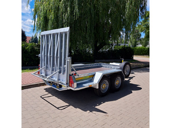 Нови Ремарке за строителна техника PRZYCZEPA LAWETA DO MINIKOPARKI POD KOPARKĘ Z RAMPĄ 2700KG / MINI EXCAVATOR TRANSPORTER TRAILER WITH RAMPS 2700KG: снимка 5