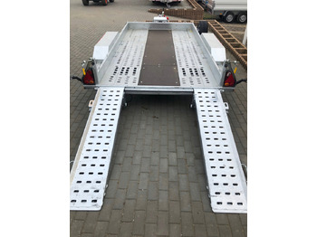 Нови Ремарке за строителна техника PRZYCZEPA LAWETA KOPARKI MINIKOPARKI 370x170 CM, 3500 KG / EXCAVATOR MINI EXCAVATOR TRANSPORTER TRAILER 370x170 CM, DMC 3500 KG: снимка 5