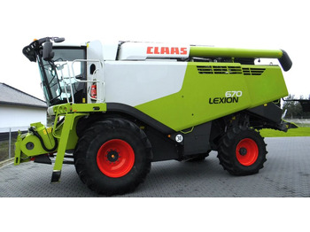 Зърнокомбайн Claas Lexion 670 2019 Rok, Heder V 770,  Najbogatsza Wersja, Nie Malowany, Stan Idealny: снимка 5