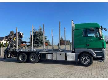 Камион за дърва MAN TGX 26.500, 6x4, HDS EPSILOM M12Z, do transportu drewna.: снимка 4