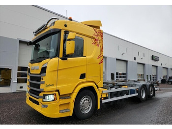Контейнеровоз/ Сменна каросерия камион SCANIA R 410