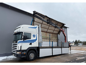 Камион с кран SCANIA 144