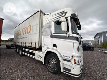 Контейнеровоз/ Сменна каросерия камион Scania R 580: снимка 3