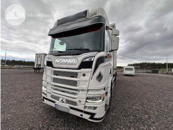 Контейнеровоз/ Сменна каросерия камион Scania R 580: снимка 4