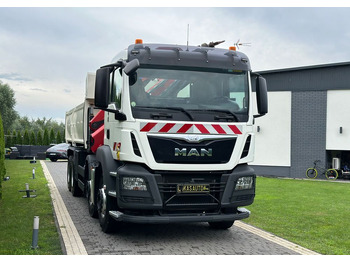 Самосвал камион MAN TGS 440 / 8x4 / HMF 1530 / HYDROBURTA: снимка 3