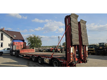 Нискорамна площадка полуремарке Naczepa niskopodwozie Bodex KIS3J DMC 47 ton: снимка 5