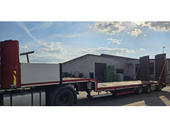 Нискорамна площадка полуремарке Naczepa niskopodwozie Bodex KIS3J DMC 47 ton: снимка 3