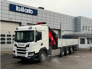 Камион с кран SCANIA G