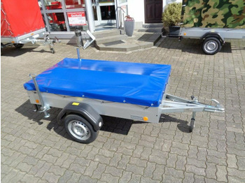 Ремарке за кола PKW Anhänger, 750 kg, Flachplane, Stützen, 100 km/h: снимка 2