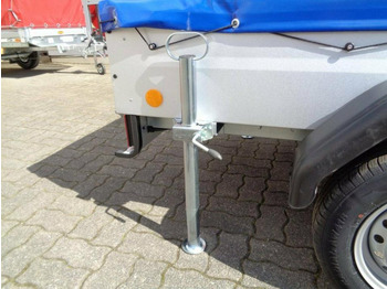 Ремарке за кола PKW Anhänger, 750 kg, Flachplane, Stützen, 100 km/h: снимка 5
