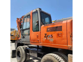 Багер Used Japan Original Brand  Hitachi Zx 130w Wheel Excavator  Hitachi Zx120 130  200 Excavator for Sale [ Copy ]: снимка 3