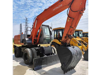 Багер Used Japan Original Brand  Hitachi Zx 130w Wheel Excavator  Hitachi Zx120 130  200 Excavator for Sale [ Copy ]: снимка 2