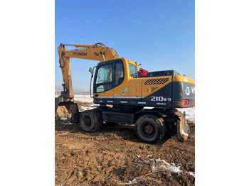 Верижен багер Used Korea Brand Original hyundai 210w-9 Wheel Excavator for Sale  Used hyundai Wheel Excavator: снимка 5
