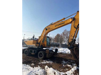 Верижен багер Used Korea Brand Original hyundai 210w-9 Wheel Excavator for Sale  Used hyundai Wheel Excavator: снимка 4