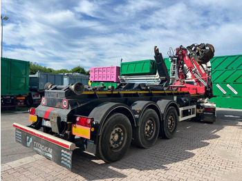 Контейнеровоз/ Сменна каросерия полуремарке TECNOKAR SEMIRIMORCHIO TECNOKAR SCARRABILE CON GRU: снимка 2