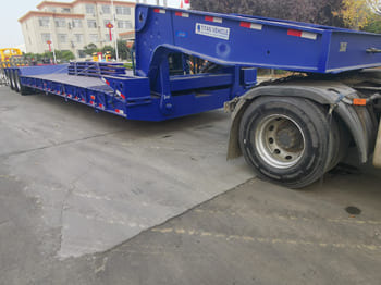 Нови Нискорамна площадка полуремарке TITAN 120 Ton Lowboy Truck Trailer for Sale in Zambia: снимка 3