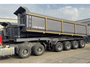 Нови Самосвал полуремарке За превоз на насипни материали TITAN 4 Axle 80 Ton Dump Trailer for Sale In Cameroon: снимка 2
