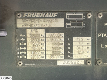 Брезентово полуремарке Fruehauf Tautliner: снимка 4