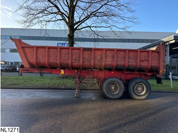 Самосвал полуремарке Fruehauf kipper 17 M3, Steel Suspension: снимка 2
